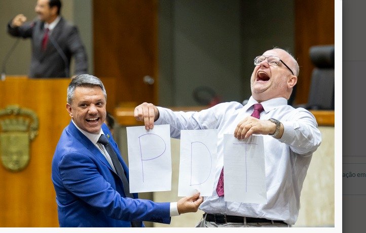 PT vira “PDT” e vira piada na Câmara