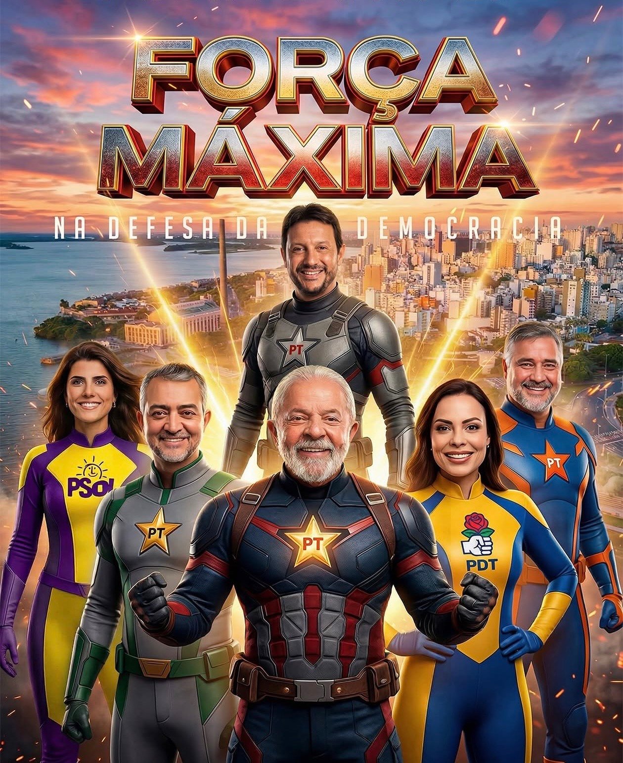 Super Esquerda em defesa da democracia 